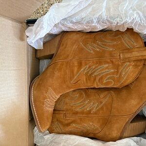 Nordstrom Tan Heeled Boots